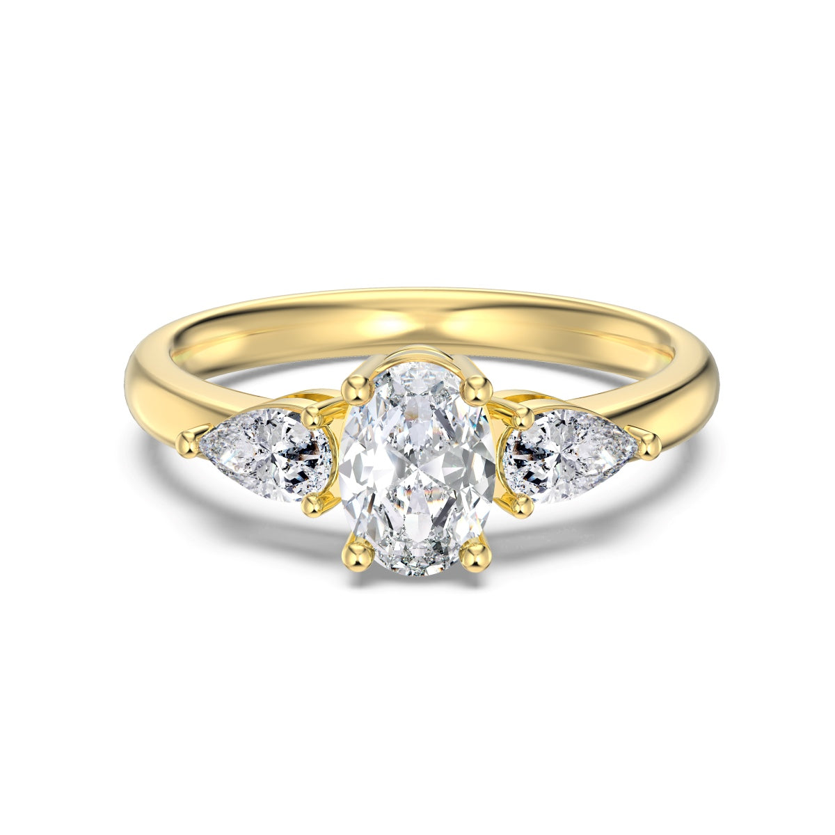 Étoile Claire Halskette von VÉORA – luxuriöser Schmuck aus 925 Silber mit 18K Vergoldung – Kollektion Fleur de Lumière Mid Summer 25 – fotografiert auf hellem Untergrund.