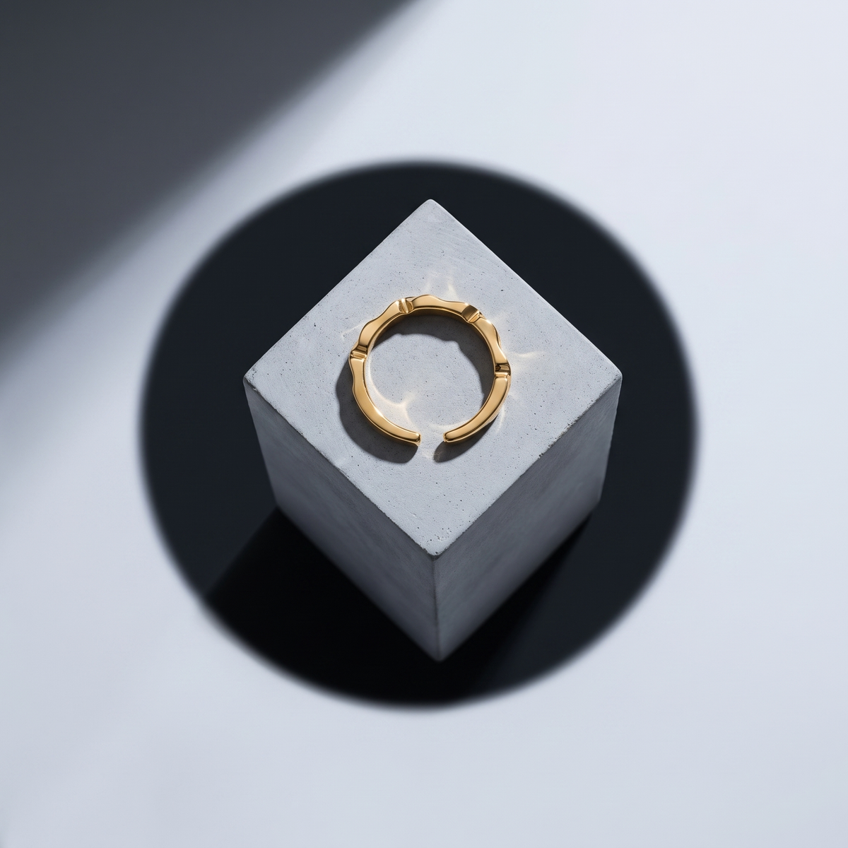 Onde Ring von VÉORA – 925 Sterling Silber, 18K vergoldet – Ansicht 5