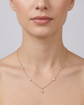 Clair de Fleur Halskette von VÉORA – 925 Sterling Silber, 18K vergoldet – Ansicht 5