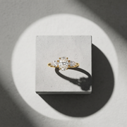 Étoile Claire Ring von VÉORA – 925 Sterling Silber, 18K vergoldet – Ansicht 3