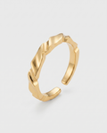 Onde Ring von VÉORA – 925 Sterling Silber, 18K vergoldet – Ansicht 2