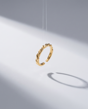 Onde Ring von VÉORA – 925 Sterling Silber, 18K vergoldet – Ansicht 4