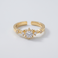 Soleia Ring von VÉORA – 925 Sterling Silber, 18K vergoldet – Ansicht 1