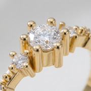 Soleia Ring von VÉORA – 925 Sterling Silber, 18K vergoldet – Ansicht 3